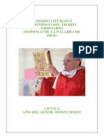 SUBSIDIO LITURGICO Domingo de La Palabra de Dios