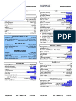 BE 350 Normals Checklist