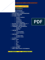 Python Course Content