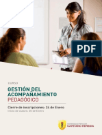 Gestión Del Acompañamiento Pedagógico