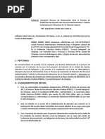 Escrito de Reclamacion Al Proceso Adm. de Rotacion