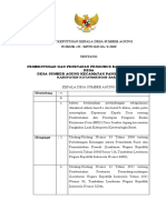 Surat Keputusan Kepala Desa Sumber Agung