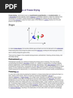 Lypholization