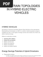 Drivetrain Topologies in Hybrid Electric Vehicles