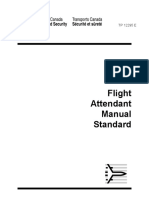 TCCA TP 12295e - Flight Attendant Manual Standard PDF