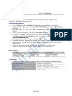 SAP BODS Sample Resume 2