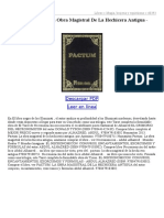 Pactum La Obra Magistral de La Hechicera Antigua