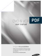 Samsung-VR375 DVD VCR Recorder User Manual