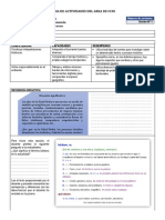 Ficha de Trabajo de CCSS 2º Año Sesion #1