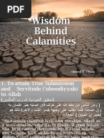 Wisdom Behind Calamities