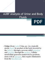 AUBF Analysis of Urine and Body Fluids