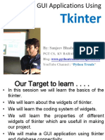 Introduction To Tkinter For Gui Application 1