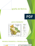 Fisiografía de Bolivia