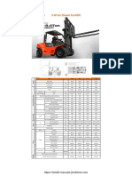 Goodsense FD50 60 70 80 Diesel Forklift Spec