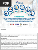 Guidbook. Retail and F&B.Talent Development Prog. 2019