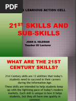 21st Skills and Sub-Skills (Lac)