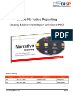 Oracle Narrative Reporting Hands