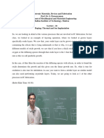 Doping - Thermal and Ion Implantation Nptel