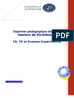 Cours Gestion de Portefeuille PDF