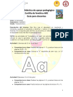 Guía 0 Cartilla de Fonética ABC Sucre