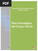 Plan Estrategico de Grupo Gloria