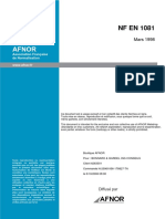 NF EN 1081 Sols-Résistance Électrique