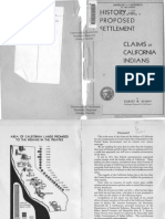 Robert Kenny, History and Proposed Settlement Claims of California Indians, 1944