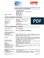 MSDS Gasolina Blanca Copec