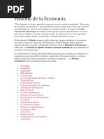 Historia de La Economia