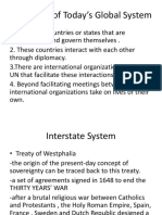 Attributes of Todays Global System