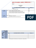 LESSON PLAN - Smiles 2 Unit 1