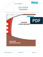 SAVIOR LicenseMgr UserManual PDF