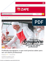 Profissão Açougueiro Como Ser Um Bom Profissional PDF