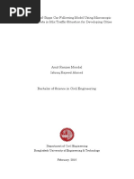 Calibration of Gipps Car Following Model Using Microscopic Trajectory Data in Mix Traffic Situation For Developing Cities - BSC Thesis (Ishraq Rayeed Ahmed) PDF