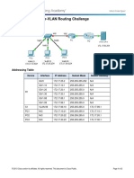 6.3.3.8 Packet Tracer - Inter-VLAN Routing Challenge Instructions