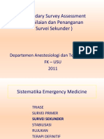 K - 2 Secondary Survey Assessment (Anestesi)