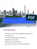 Project Finance Risk Analysis Techniques