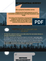 Meaning of Cadastral Survey