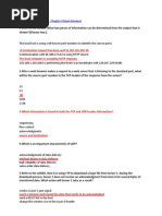 Network Fundamentals - Chapter 4 Exam Answers