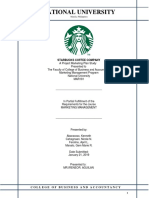 Starbucks 4ps Target Market Kenneth Baka Naman Iprint Mo To