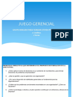 JUEGOS GERENCIALES Presentación