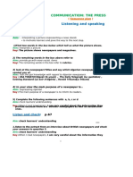 Unit Plan - 1AS (Unit 2 - Communication - The Press Our Findings Show) - 1