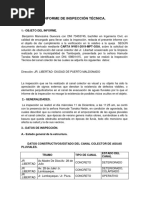 Informe de Inspección Técnica