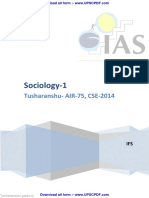 Sociology-Tusharanshu Part 1 PDF