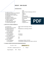 Mix Design M60 PDF