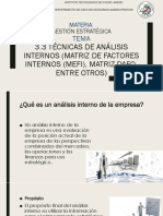 Tecnicas de Analisis Interno