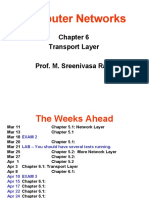 Computer Networks: Transport Layer Prof. M. Sreenivasa Rao