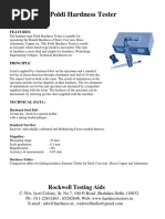 Poldi Hardness Tester