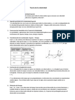 Teoria de La Relatividad