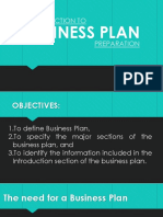 Entrep Business Plan Preparation